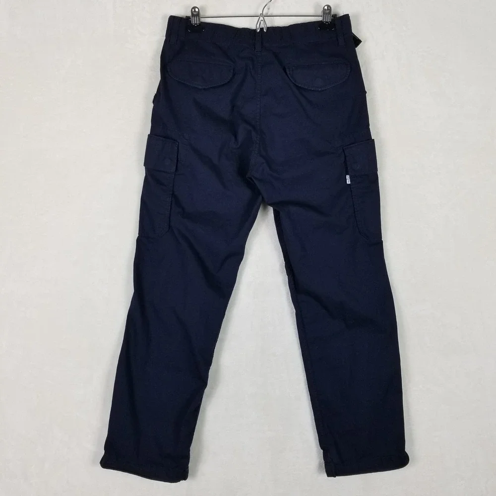 Levis Cargo Pants Mens 32x32 Navy Blue Stretch Utility Web Belt 57419-0004